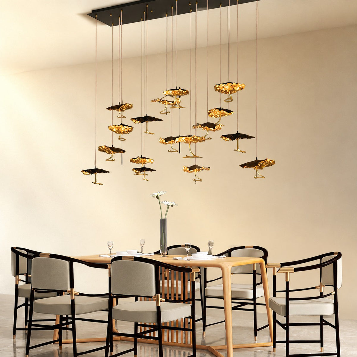 Brass Aviary Constellation Chandelier