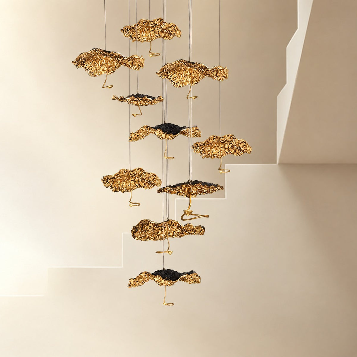 Brass Aviary Constellation Chandelier