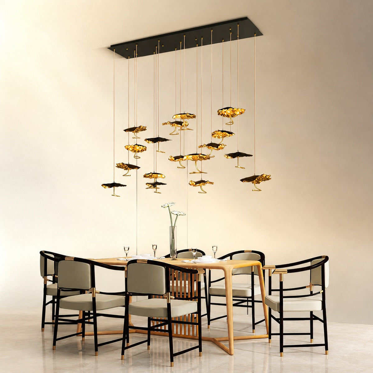 Brass Aviary Constellation Chandelier
