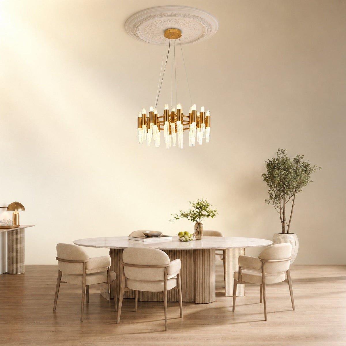 Brass Chandelier