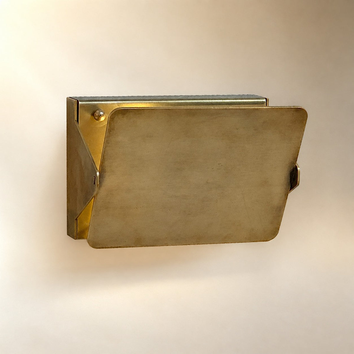 Brass Sconce with Flip Fron
