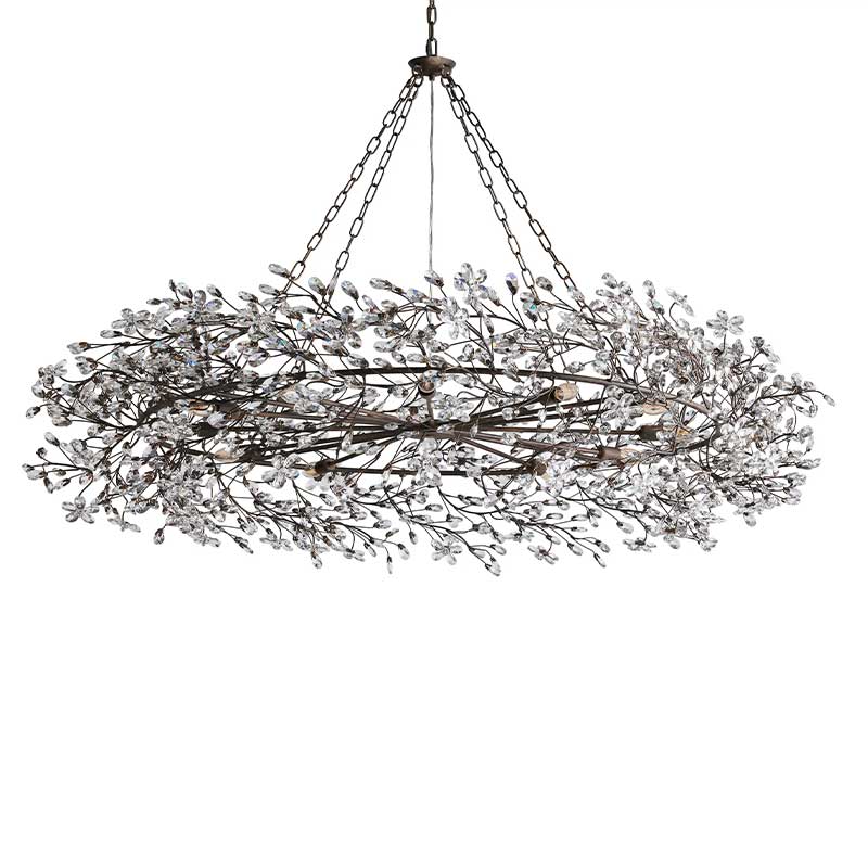 Fiore Crown Chandelier 39" 48" 60"