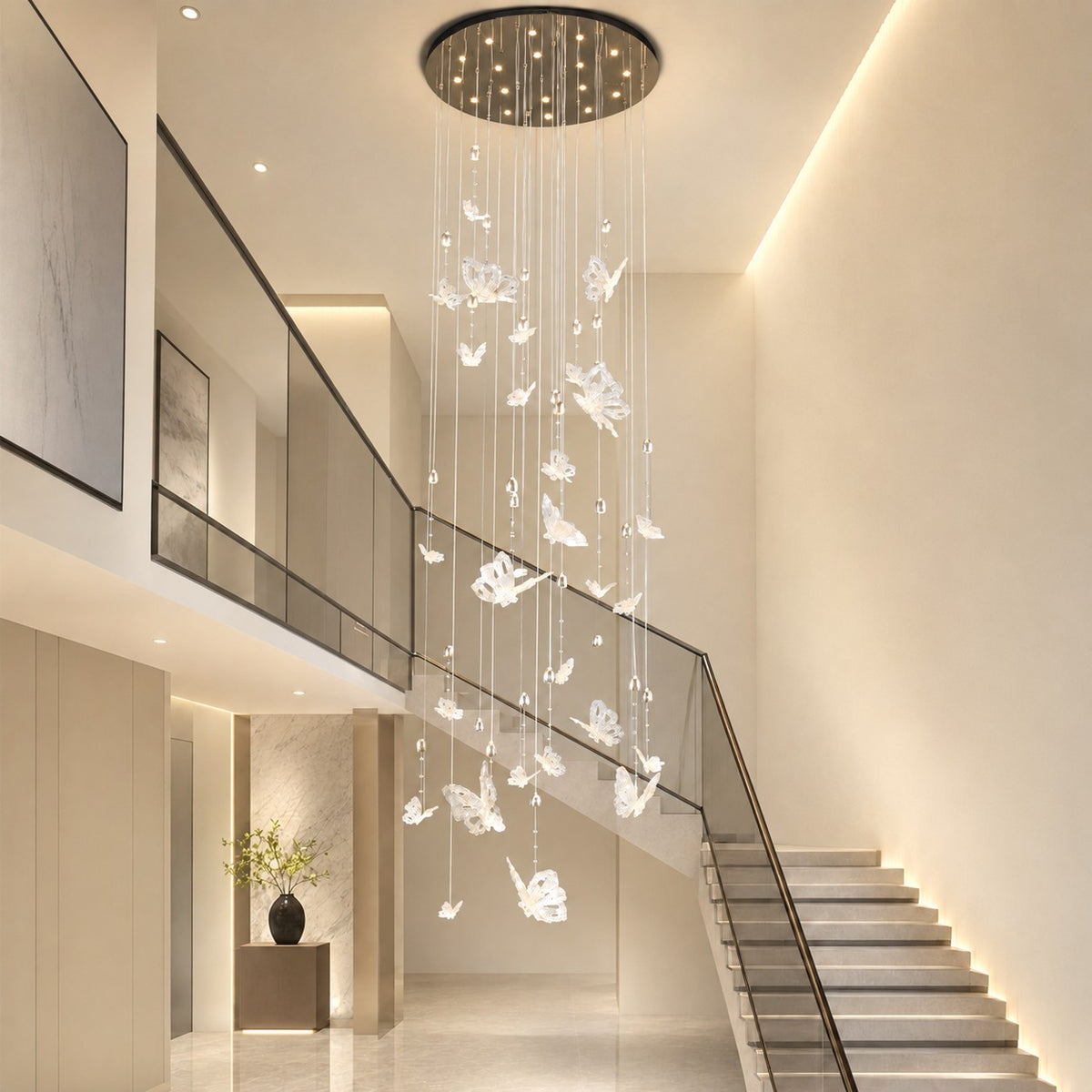 Butterfly Dream Modern Sculptural Pendant Light