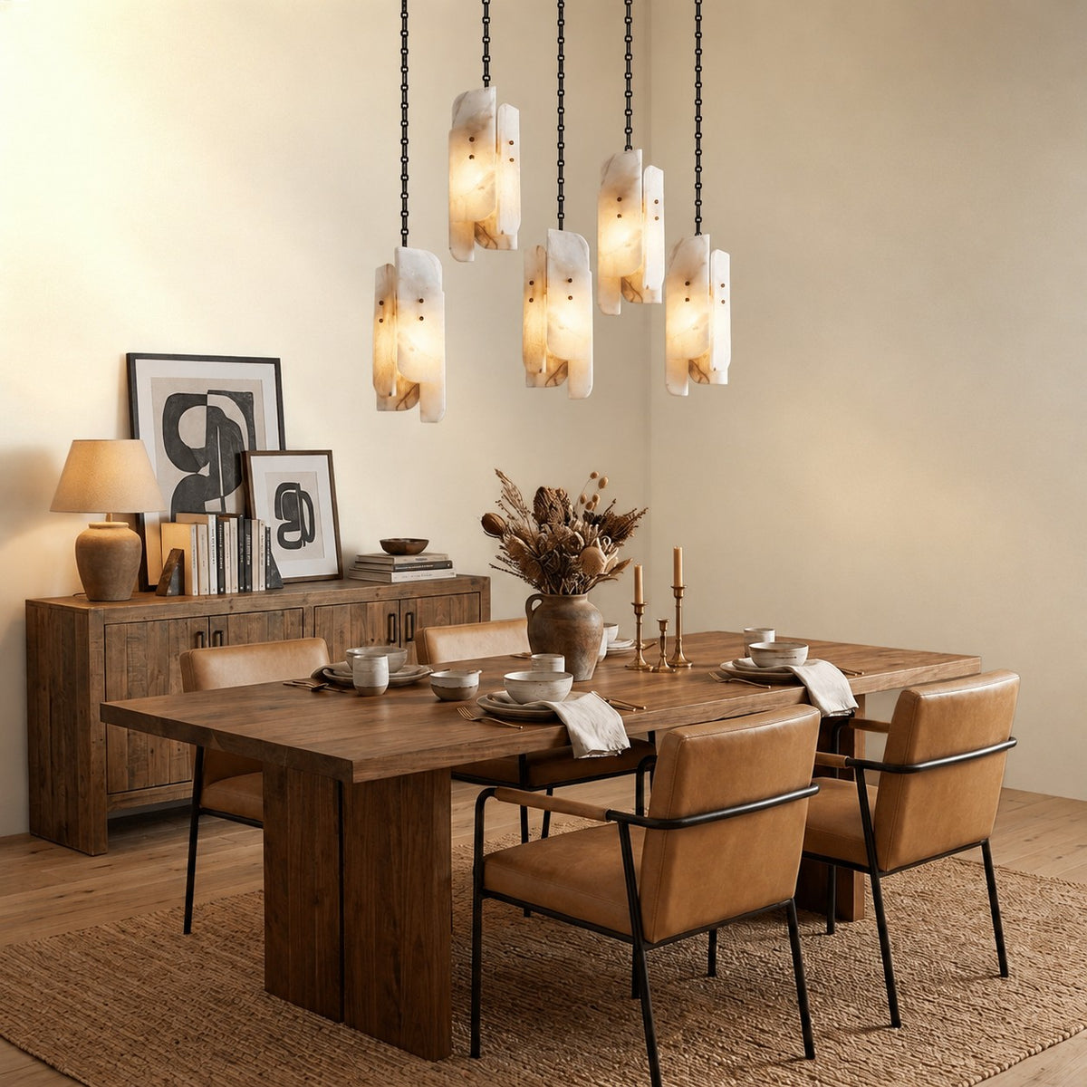 Cascading Chain Cluster Chandelier