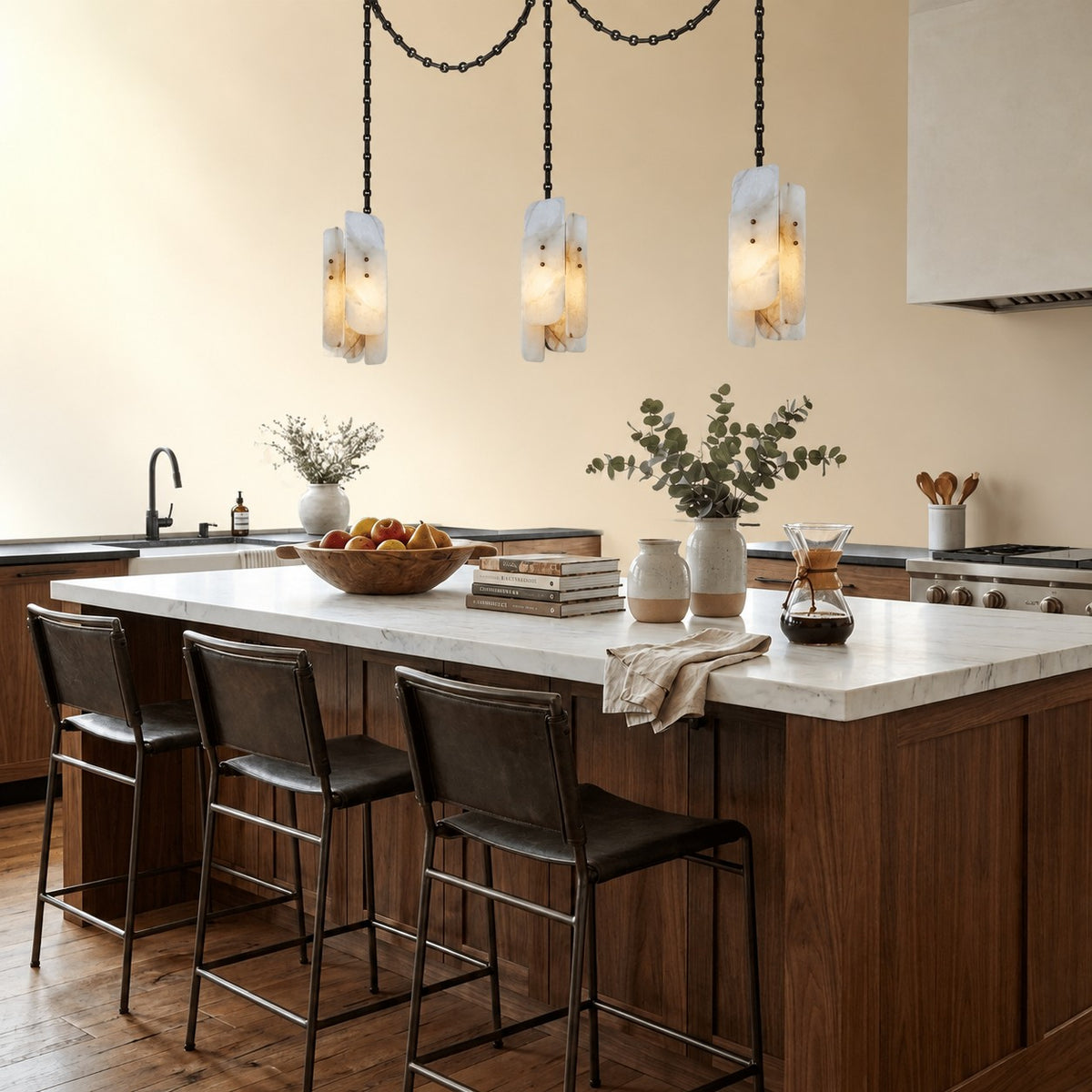 Cascading Chain Cluster Chandelier