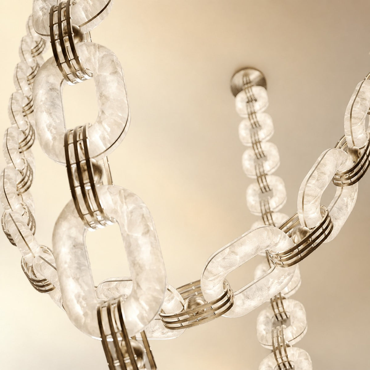 Chain Link Chandelier