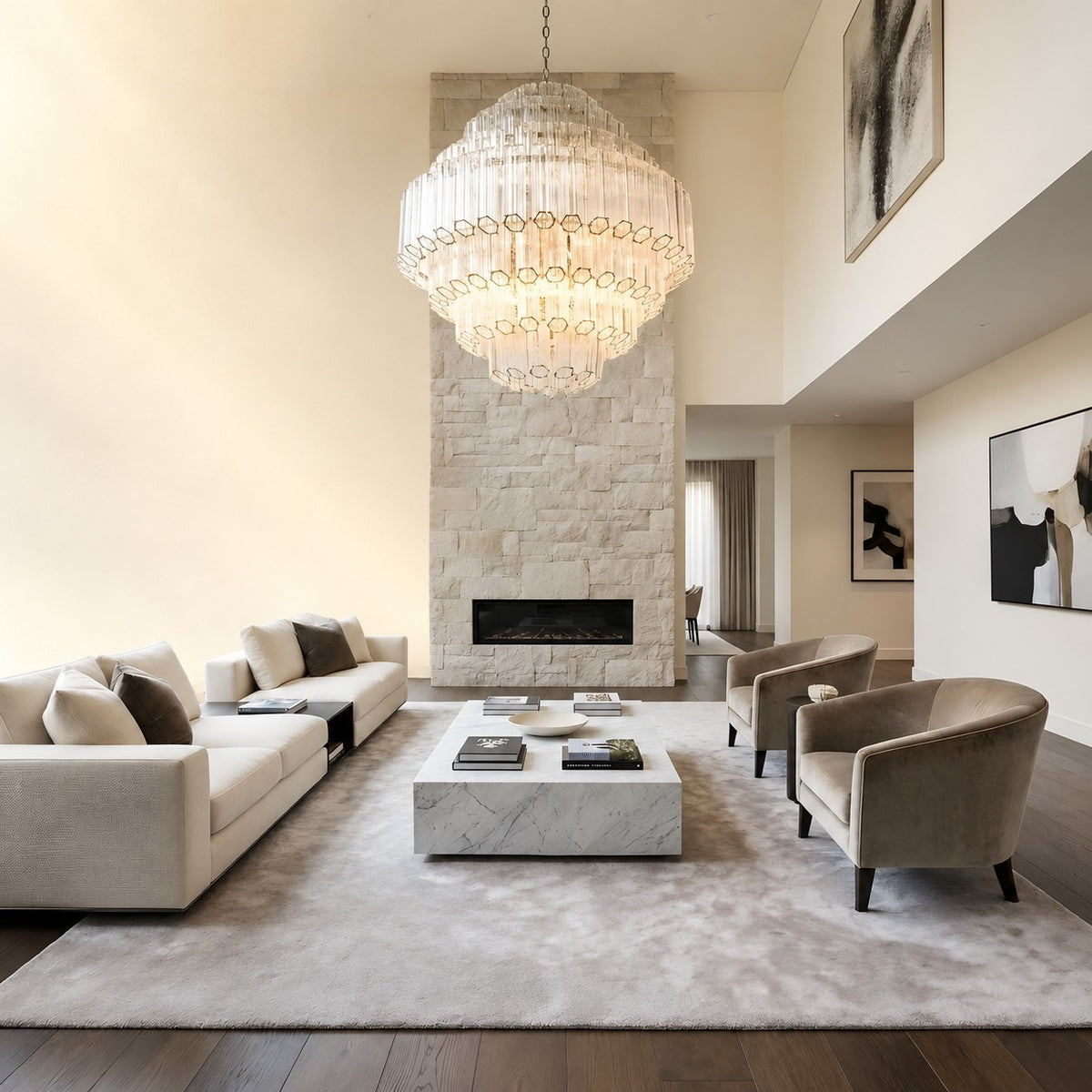 Clear Grande Palermo Chandelier