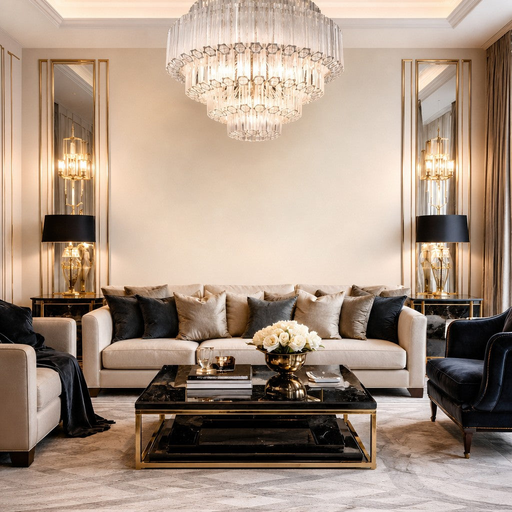 Clear Grande Palermo Chandelier