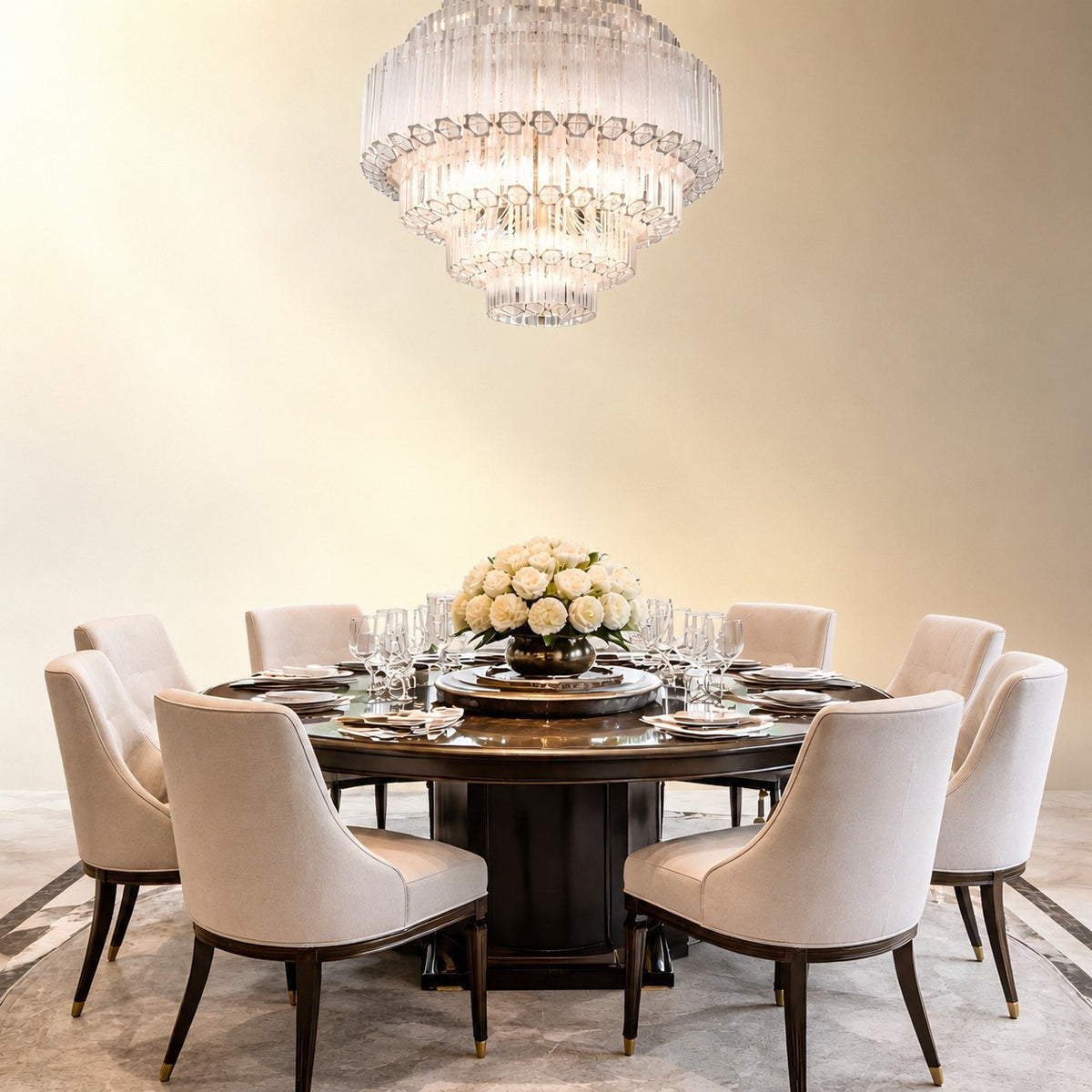 Clear Grande Palermo Chandelier