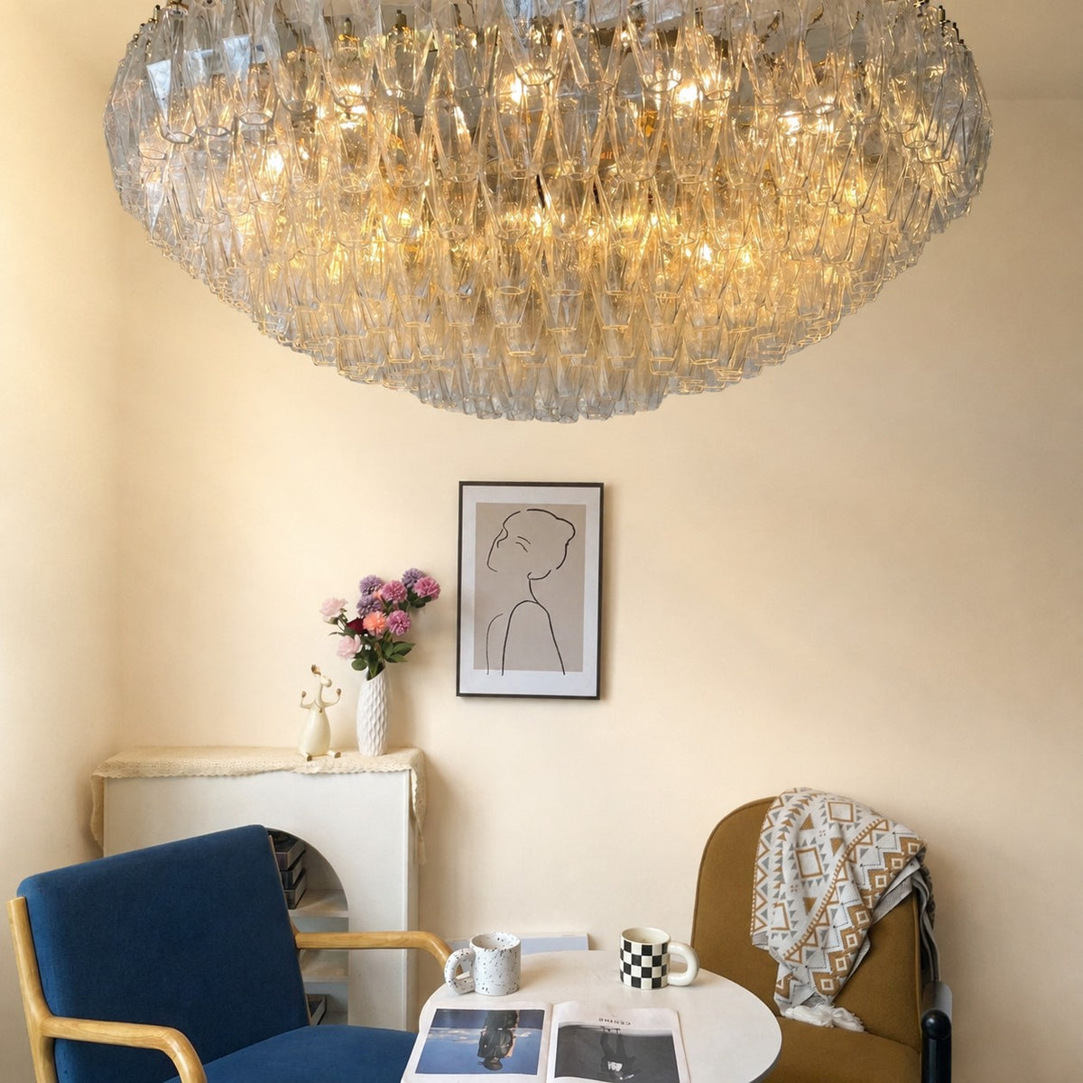 Clear Sorrento Chandelier