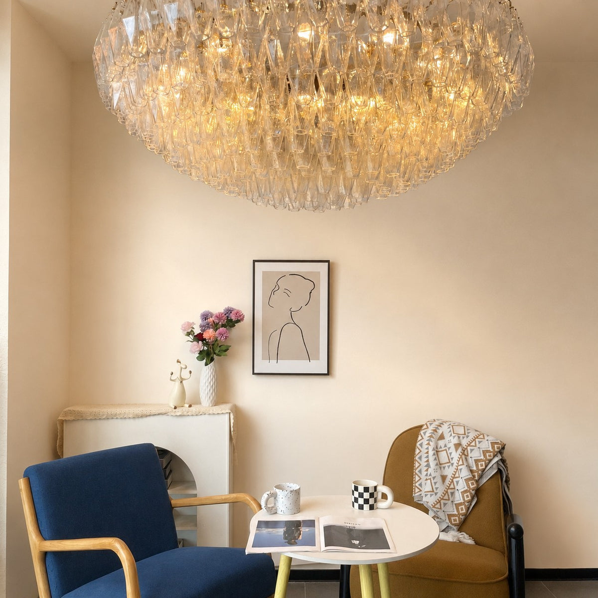 Clear Sorrento Chandelier