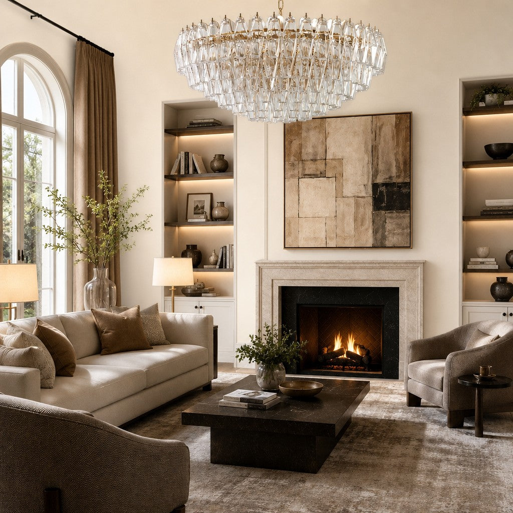 Clear Sorrento Chandelier