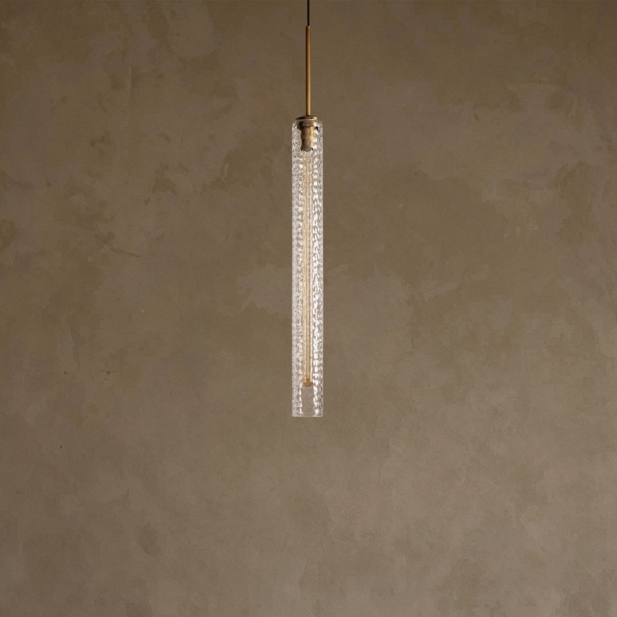 Corlena Hammered Glass Pendant