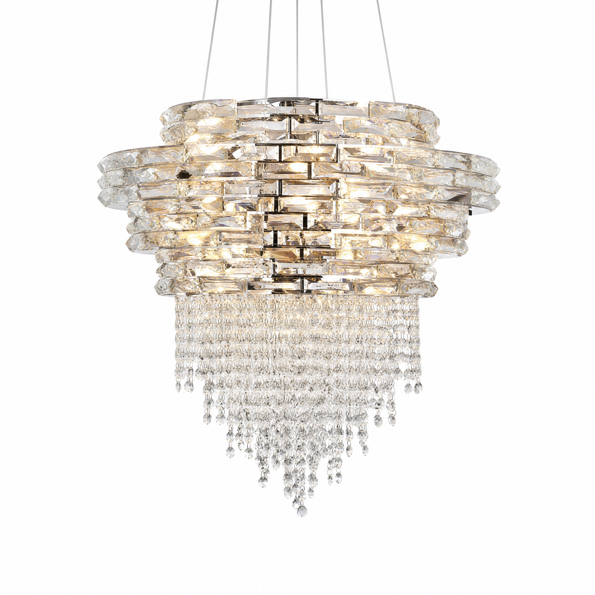 Corona Crystal Halo Chandelier