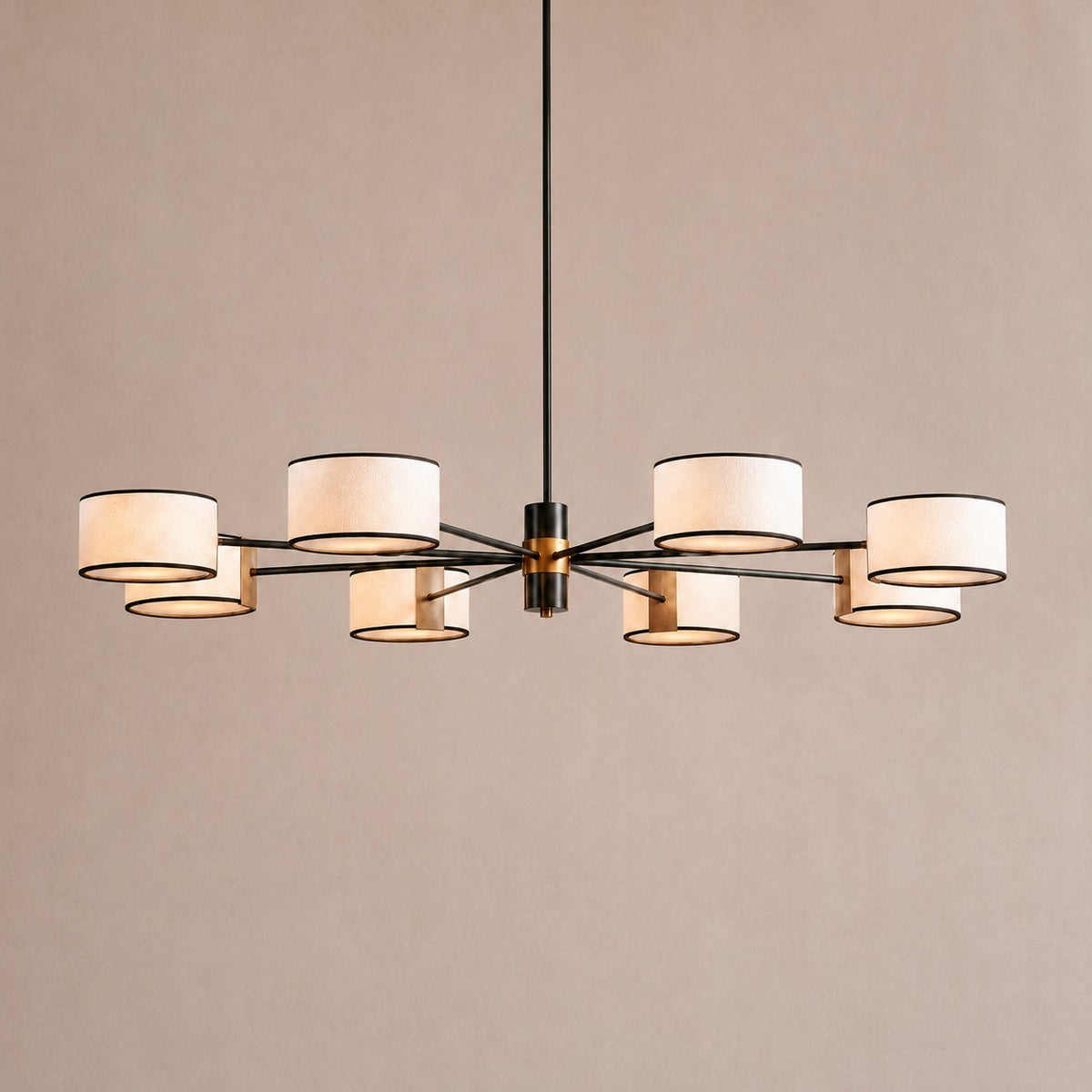 Daphne Fabric Round Chandelier