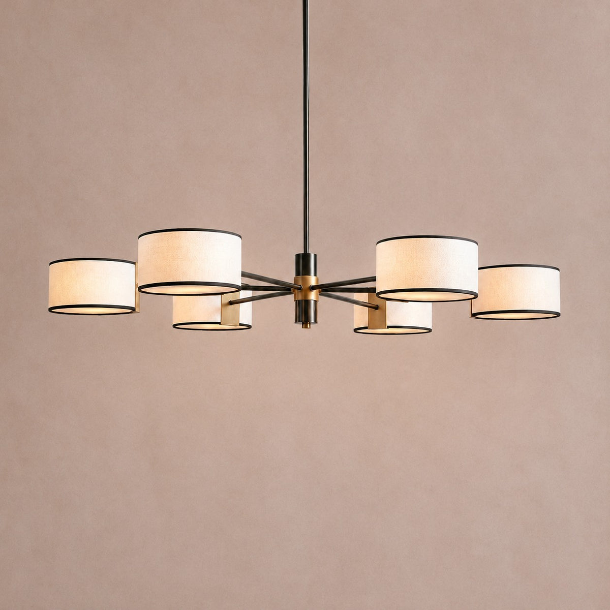 Daphne Fabric Round Chandelier