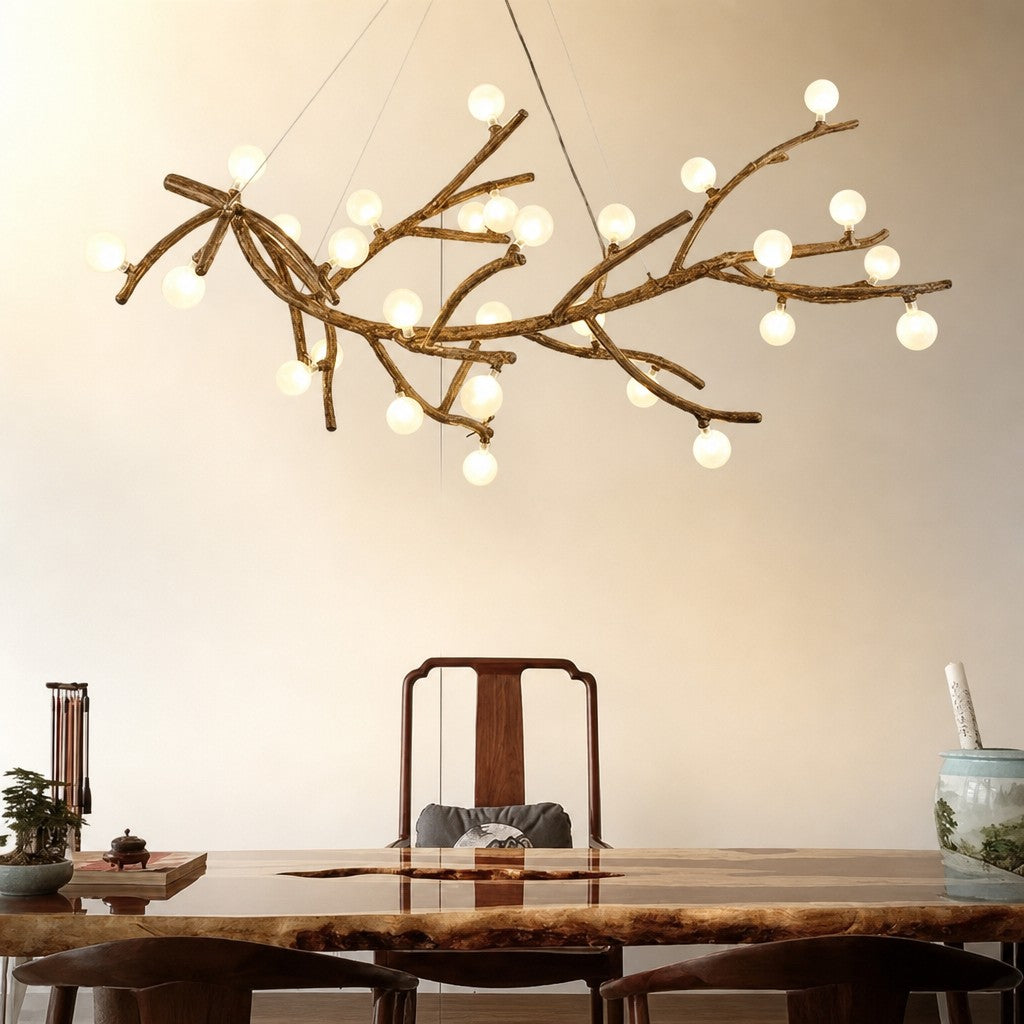 Demolion Glass Glove Branch Chandelier