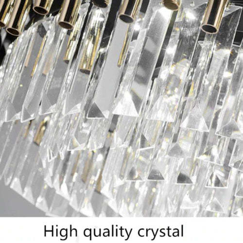 Glacia Flush Mount Crystal Chandelier