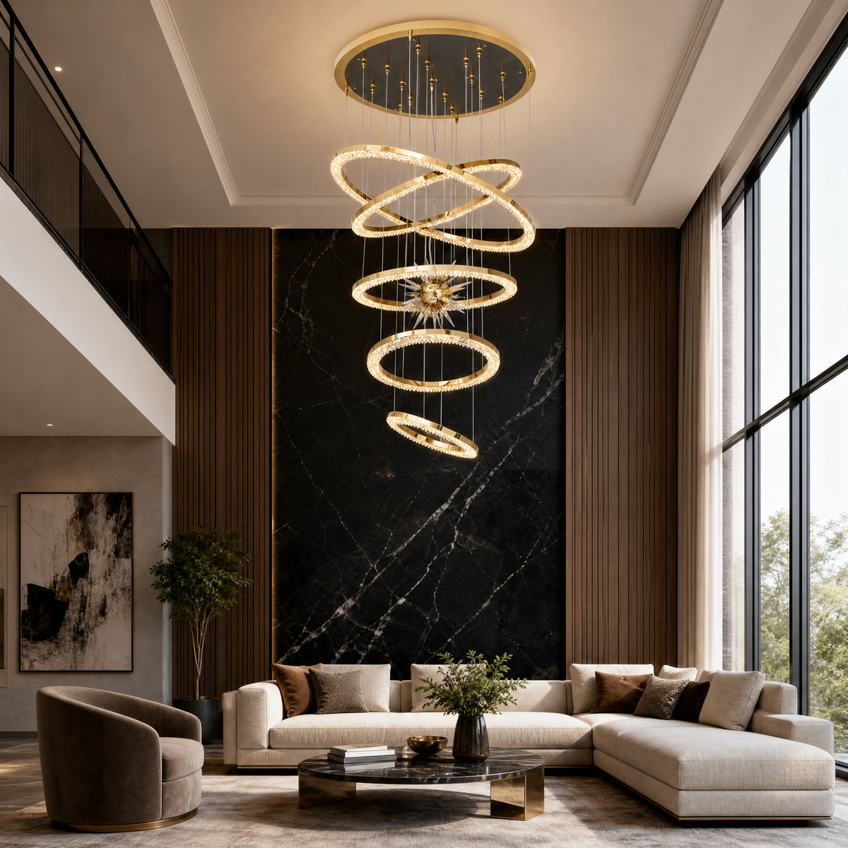 Octagonal Chandelier