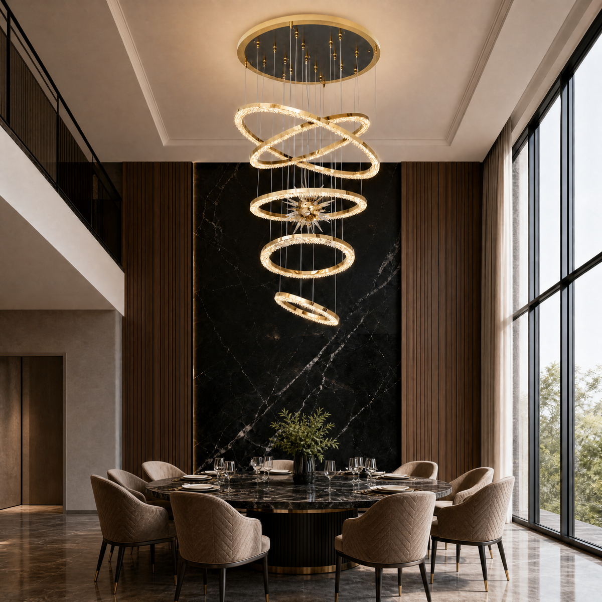 Octagonal Chandelier