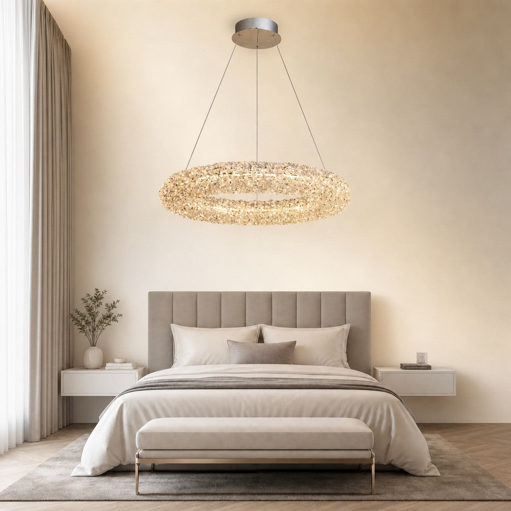 Elmior Crystal Pendant Chandelier