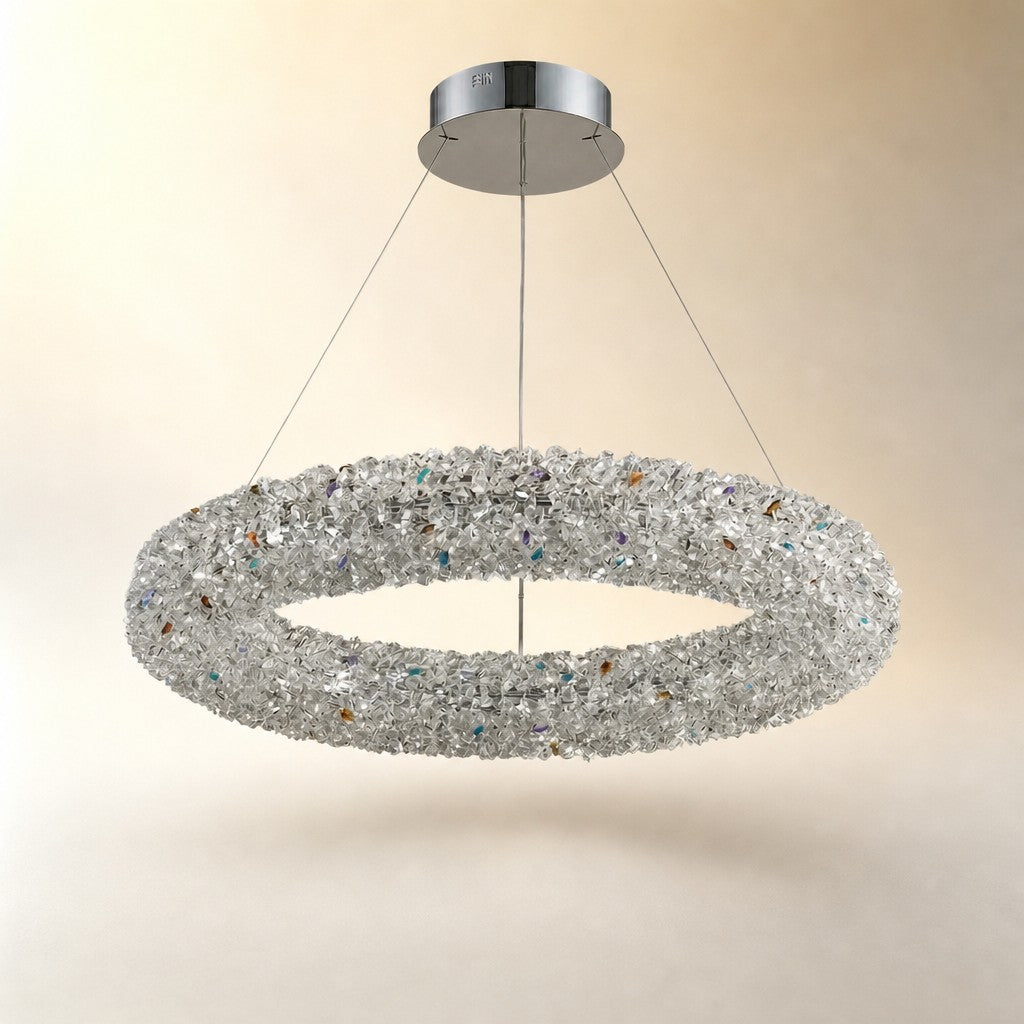 Elmior Crystal Pendant Chandelier