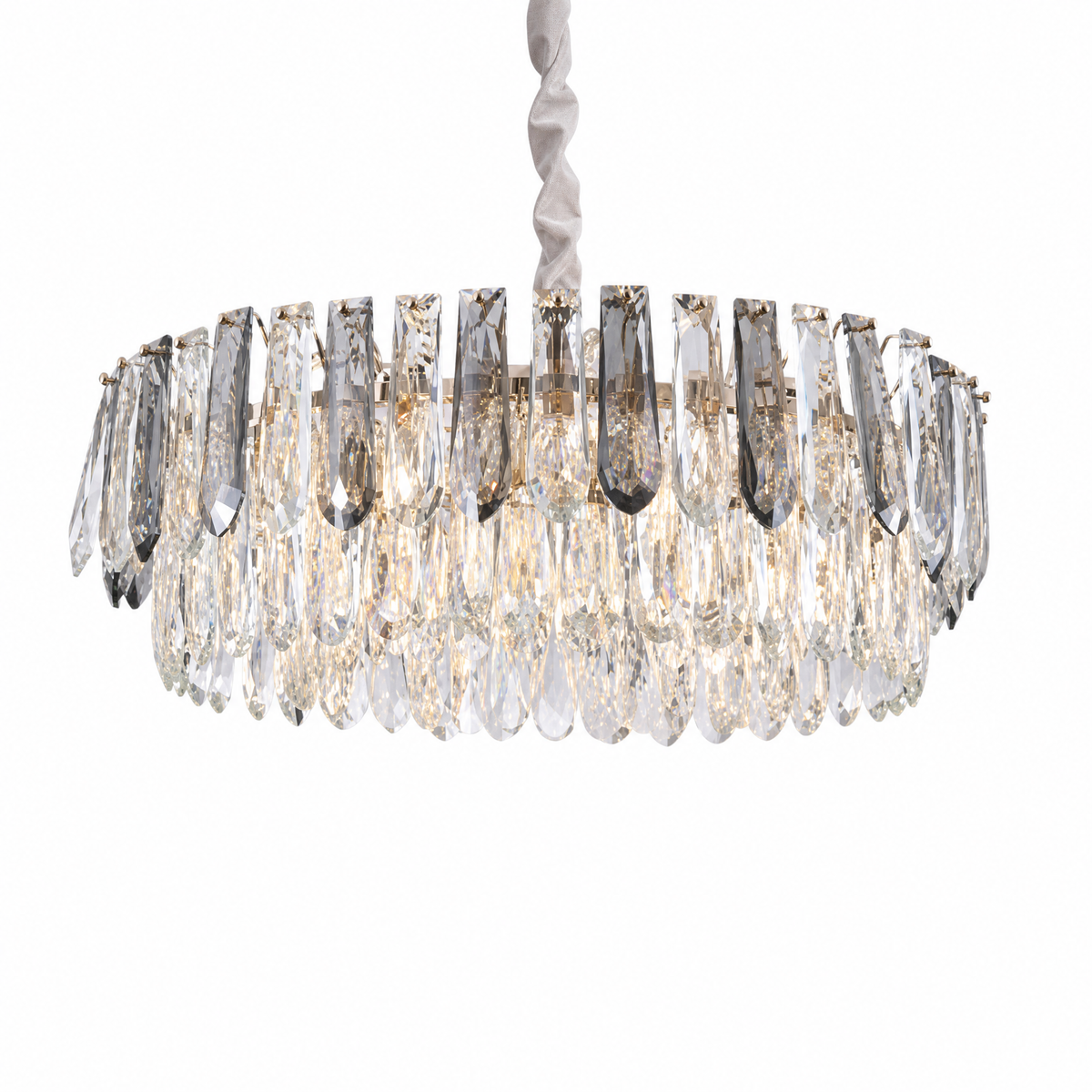 Eterea Crystal Halo Chandelier