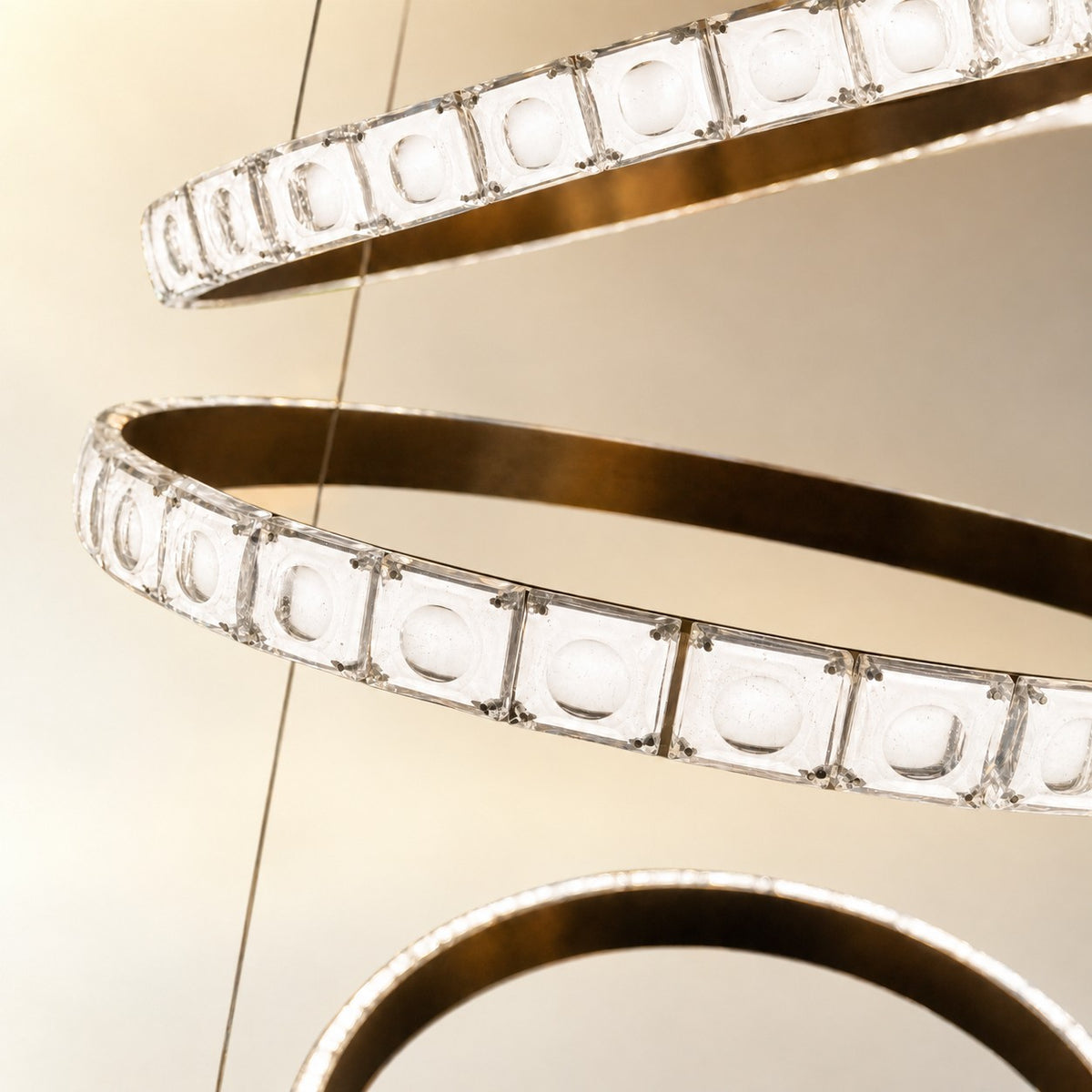 Evelan Crystal Cascading Chandelier