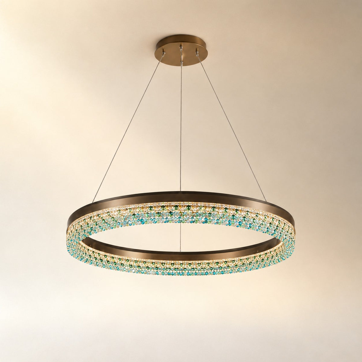 Eveor Ring Crystal Chandelier