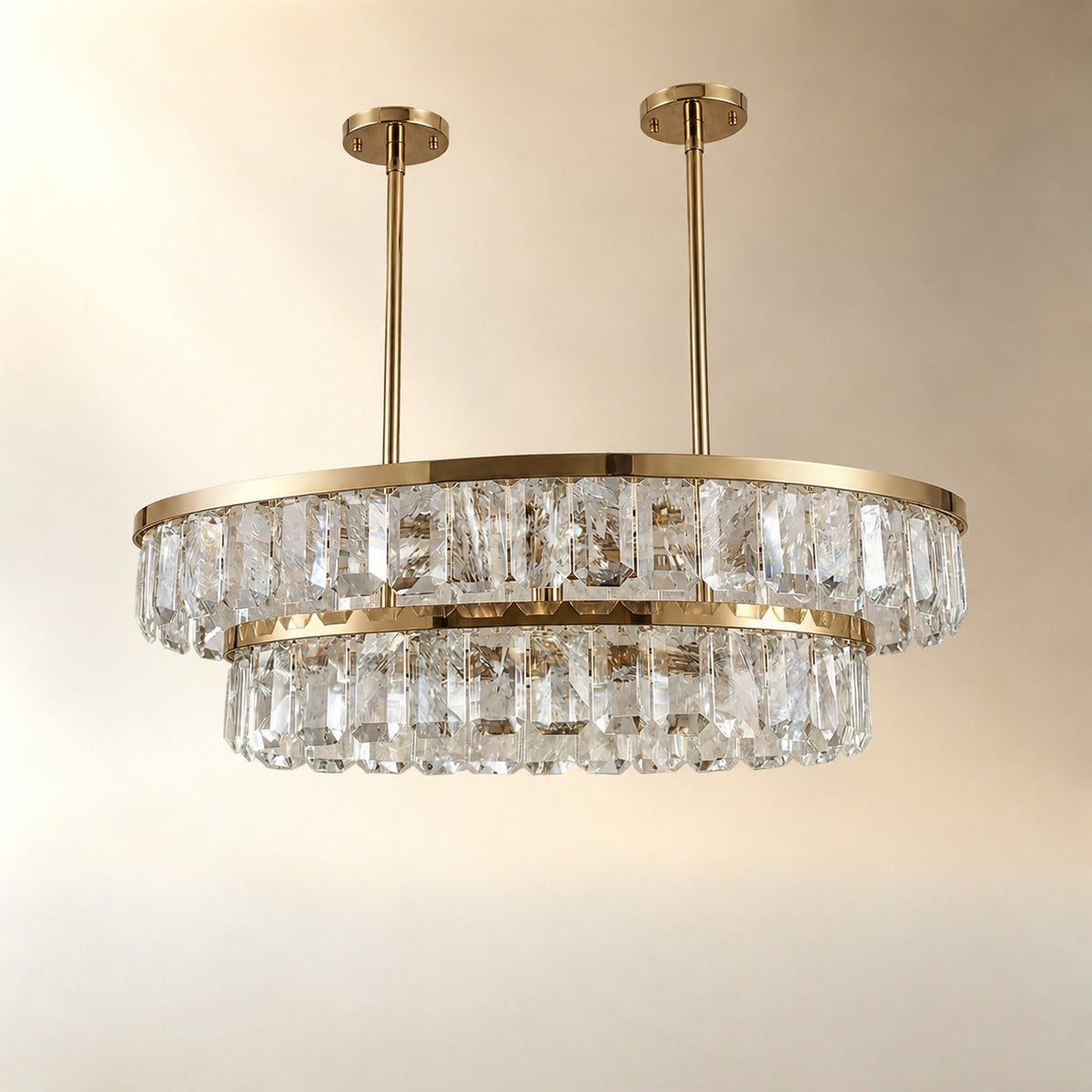 Fenrin Linear Crystal Chandelier