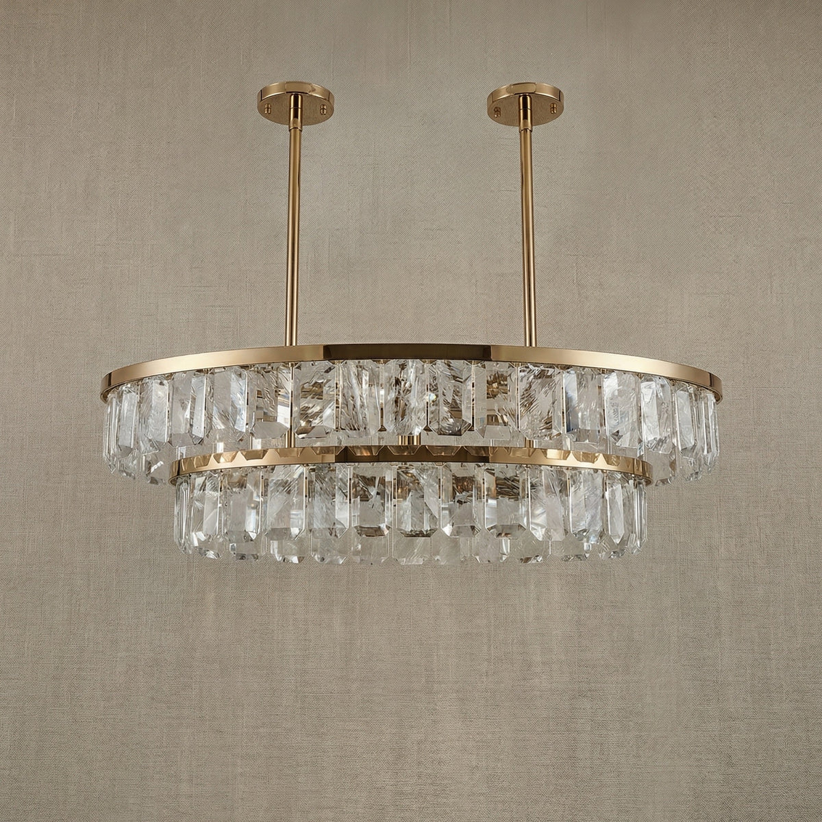 Fenis Linear Crystal Chandelier