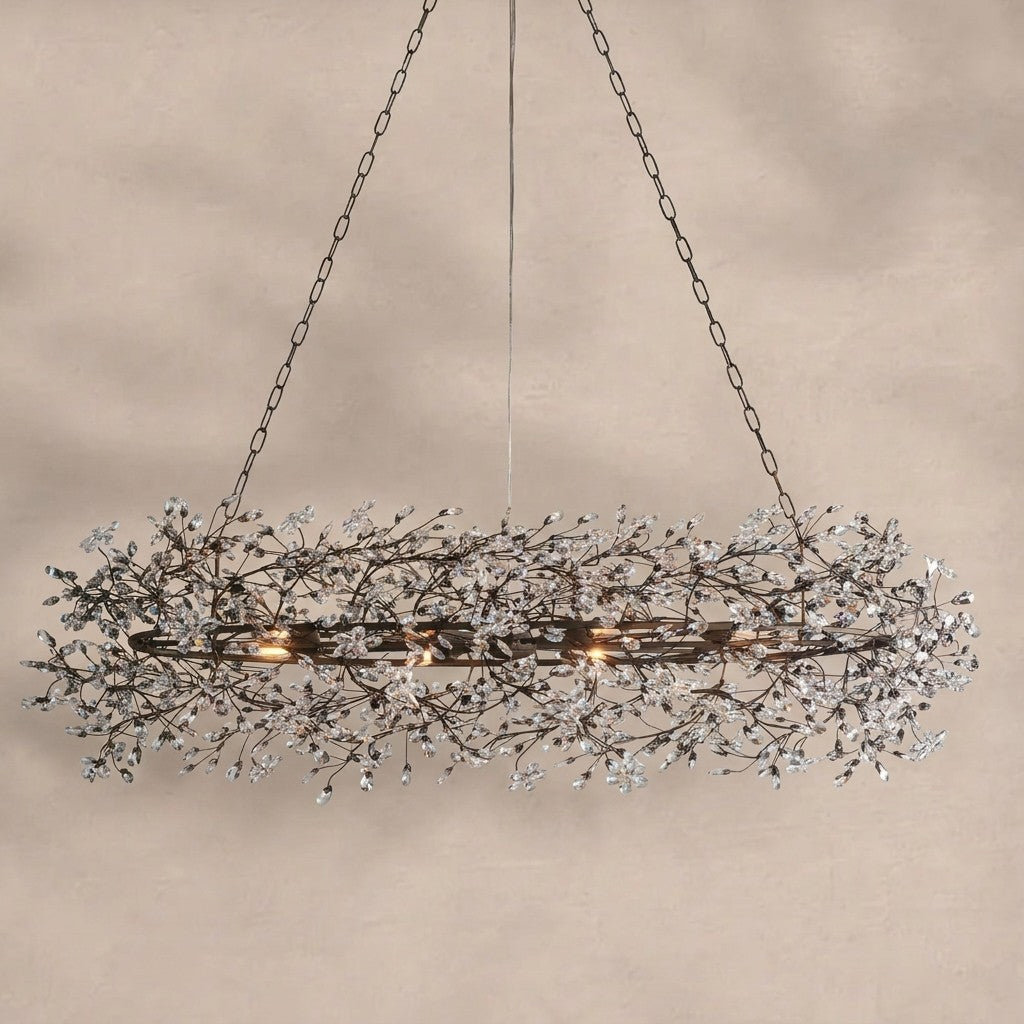 Fiore Oval Chandelier 62''74''