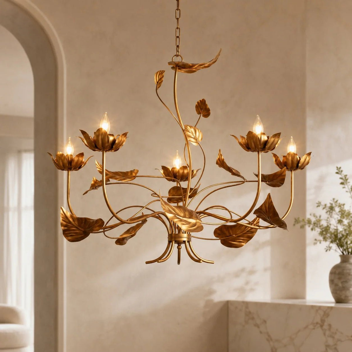 Floral Branch Chandelier