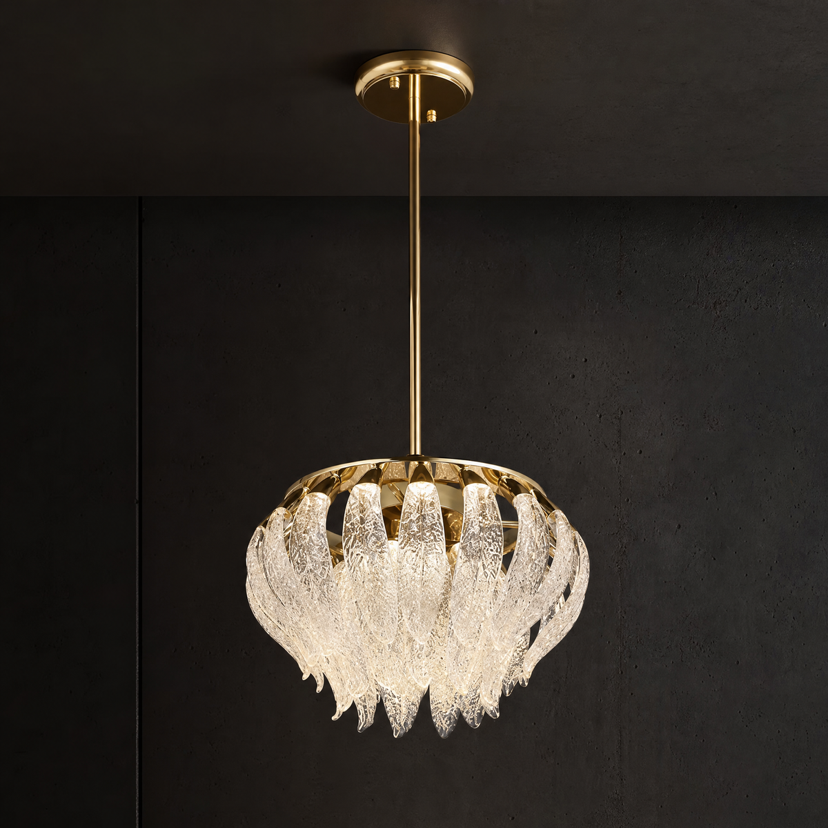 Floral Glory Modern Sculptural Pendant Light
