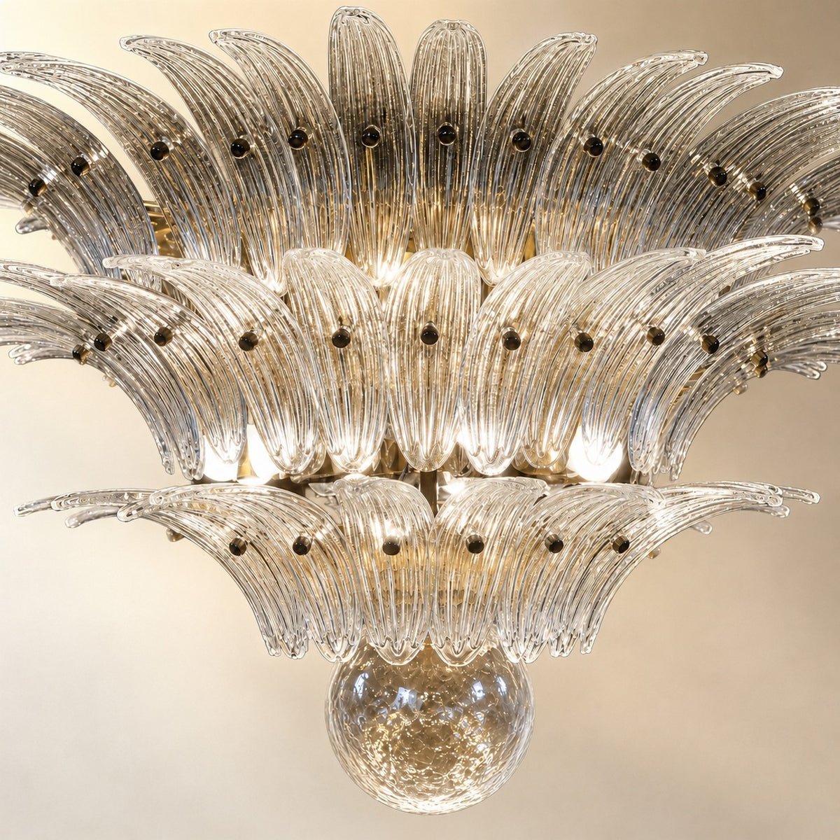 Floralys Sculptural Floral Glass Chandelier