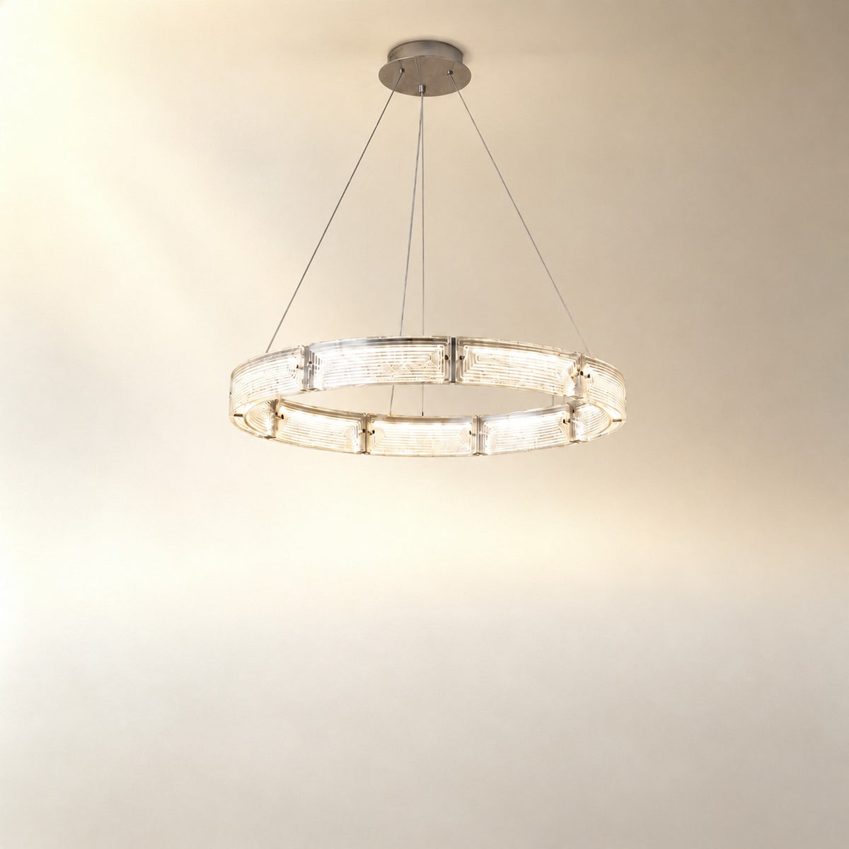 Galior Modern Glass Round Chandelier