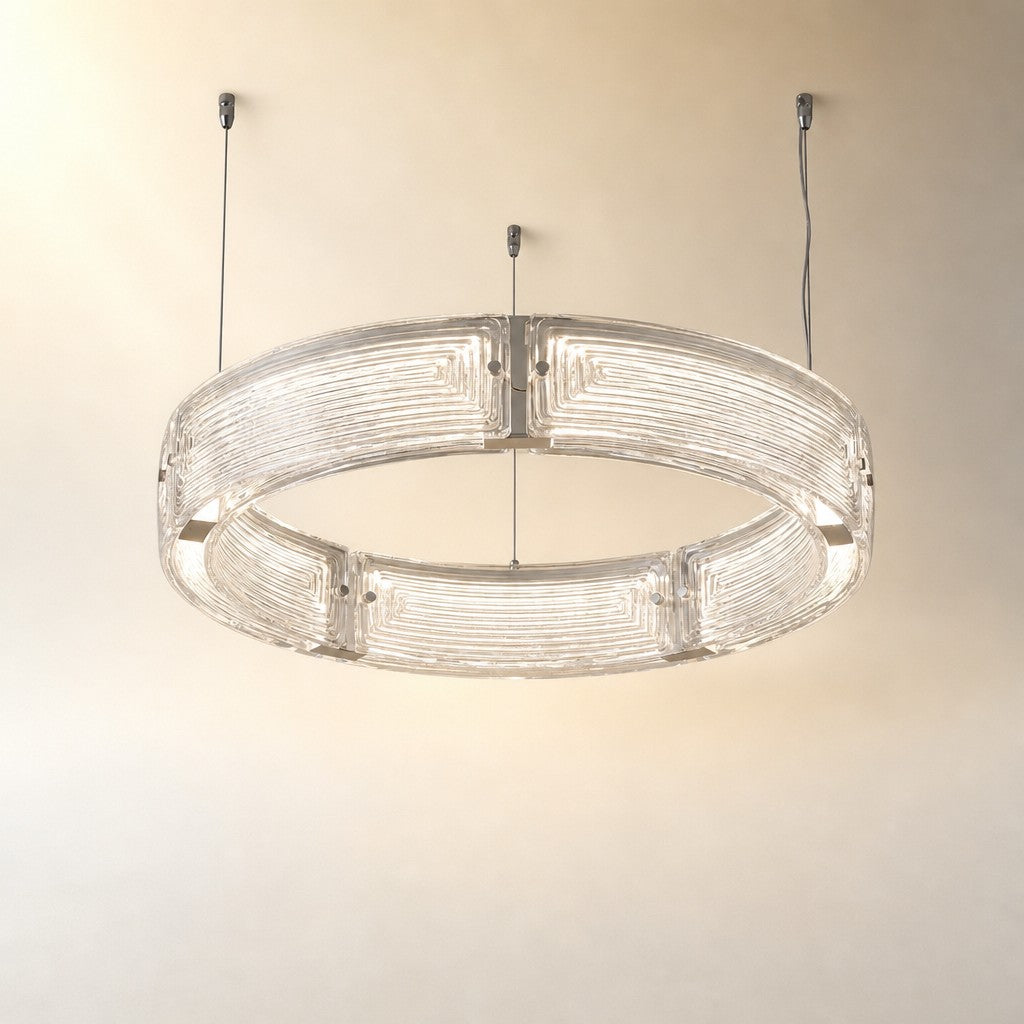 Galior Modern Glass Round Chandelier