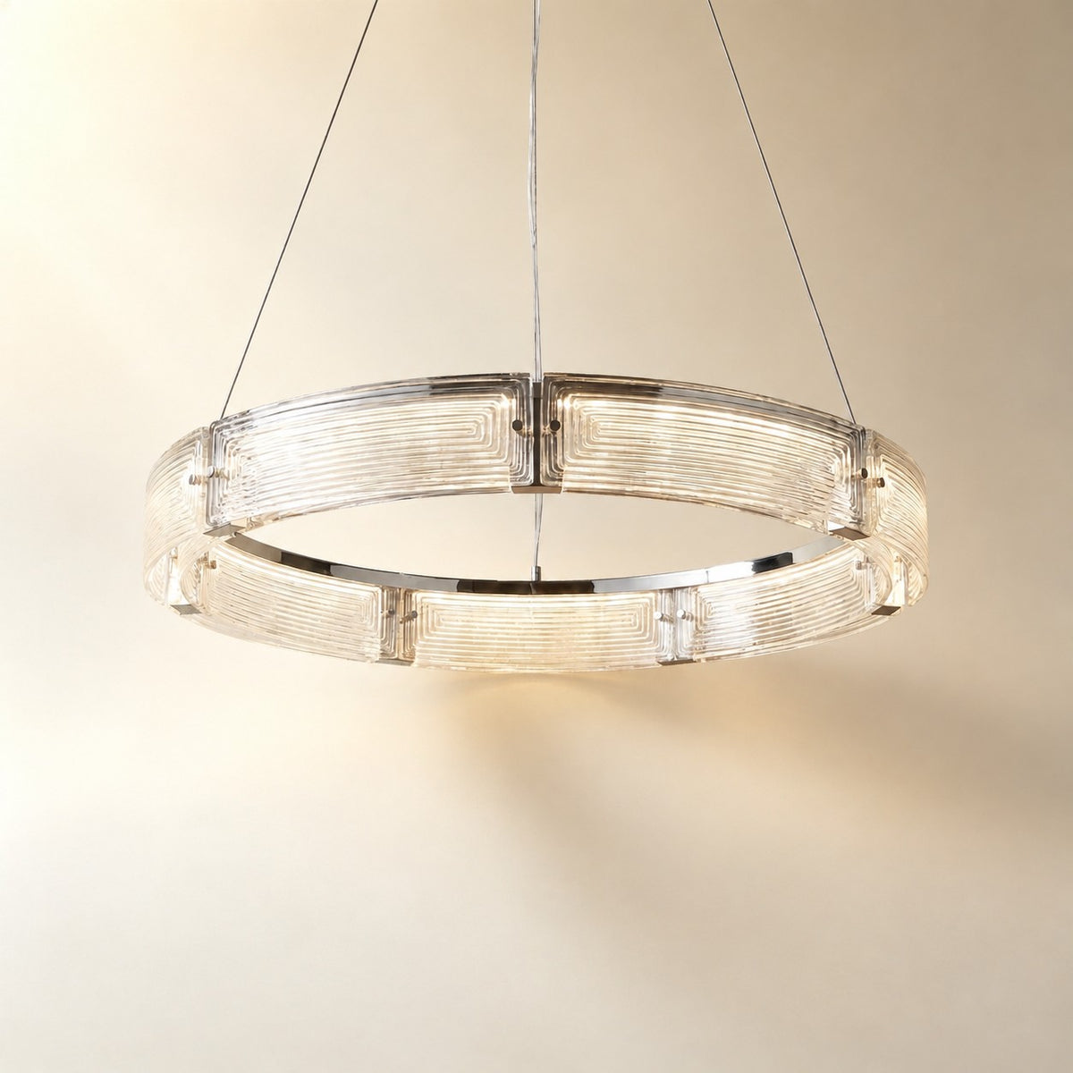 Galior Modern Glass Round Chandelier
