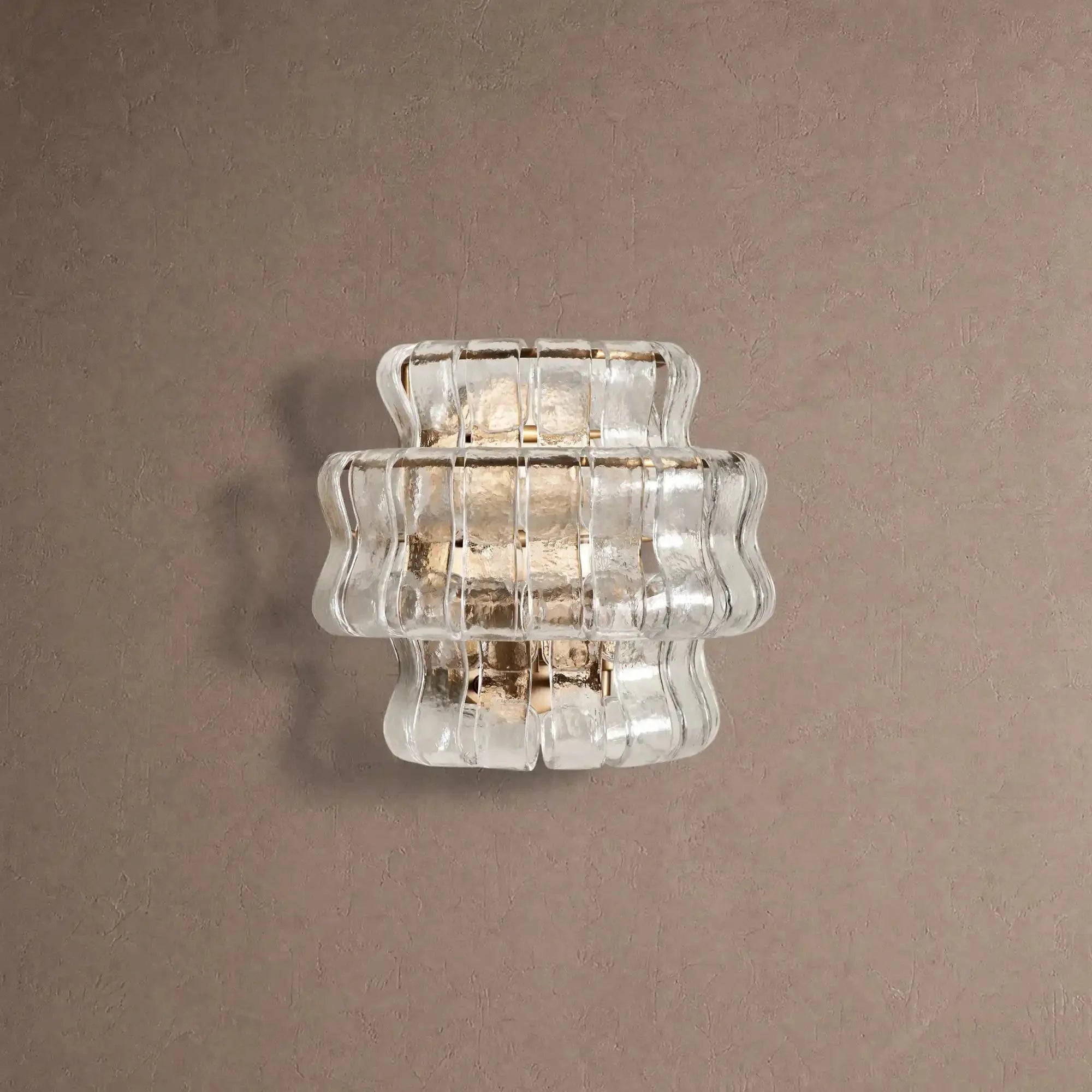 Ghiaccio Glass Wall Sconce