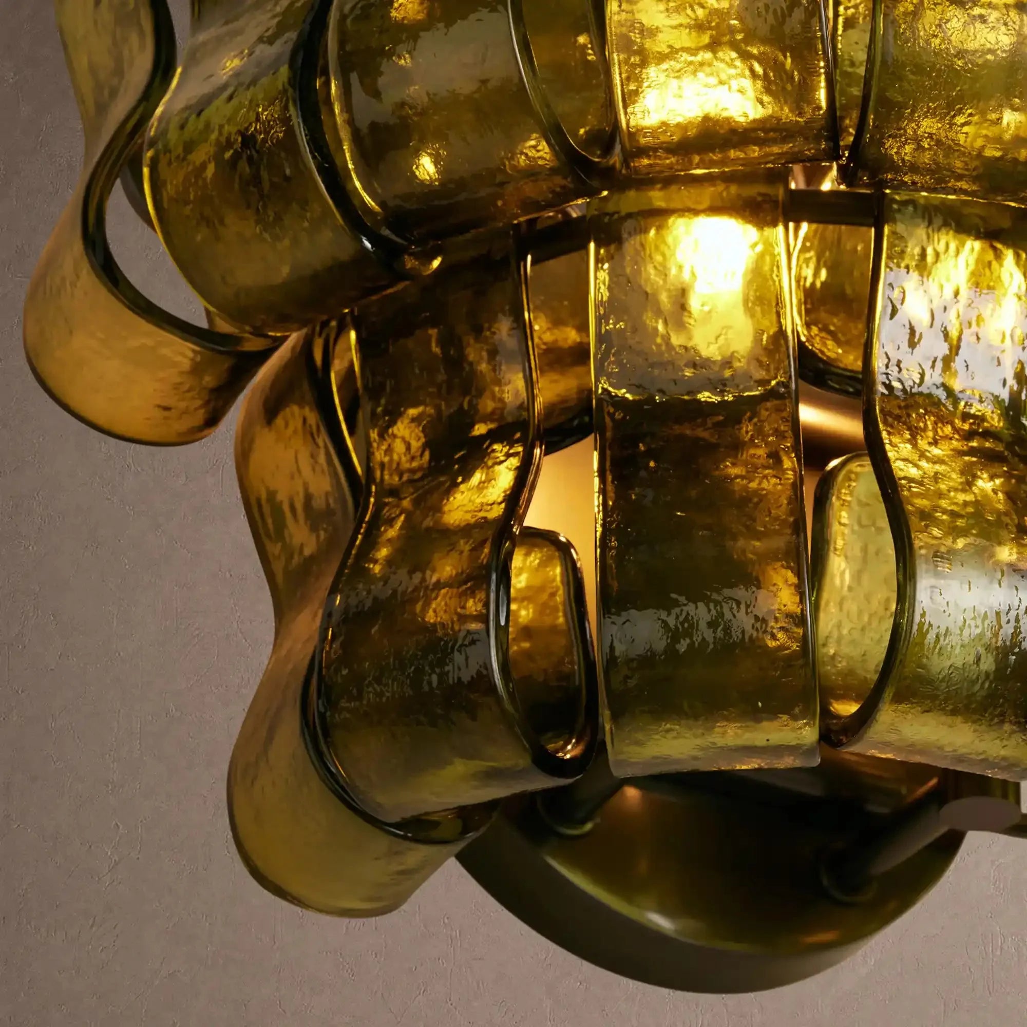 Ghiaccio Glass Wall Sconce