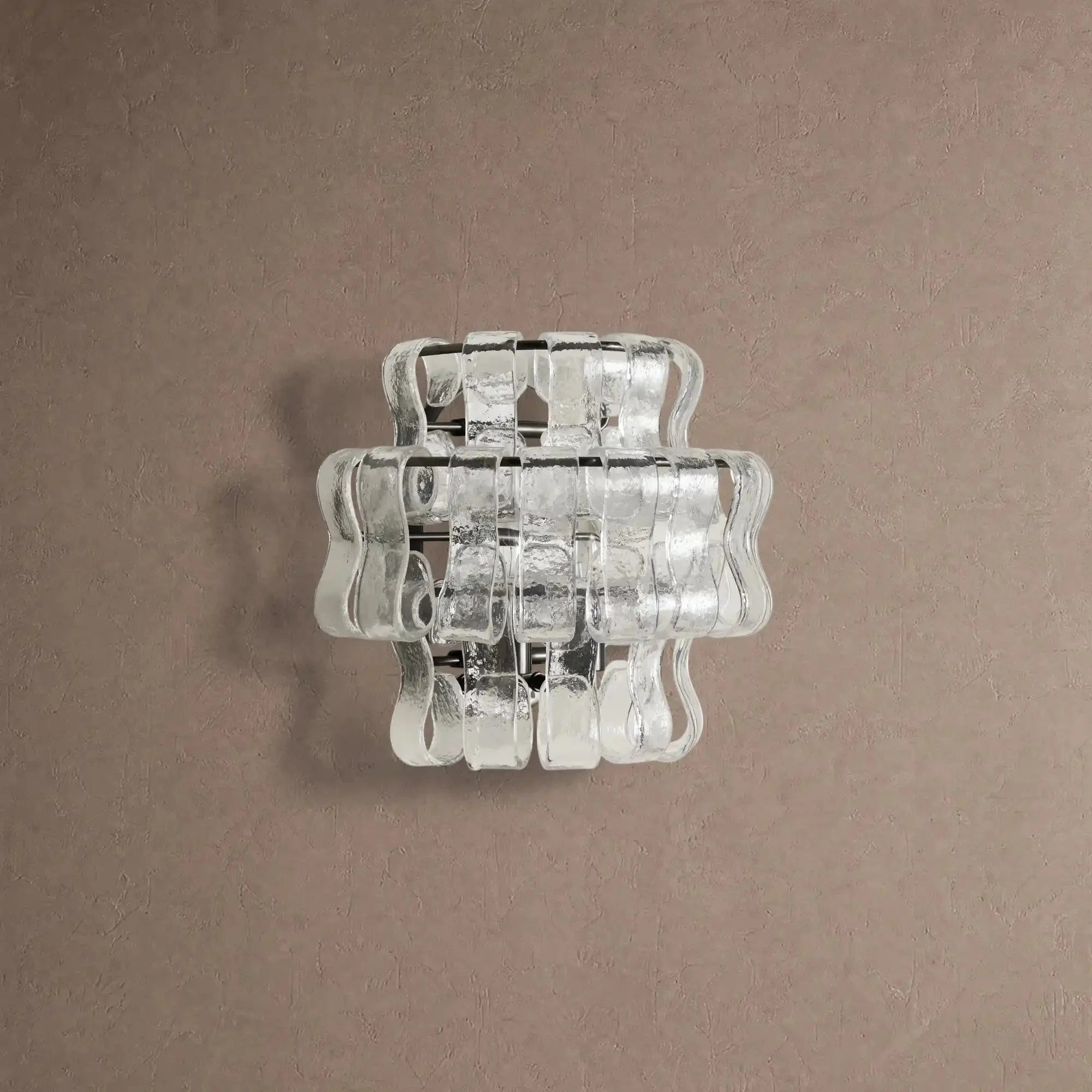 Ghiaccio Glass Wall Sconce