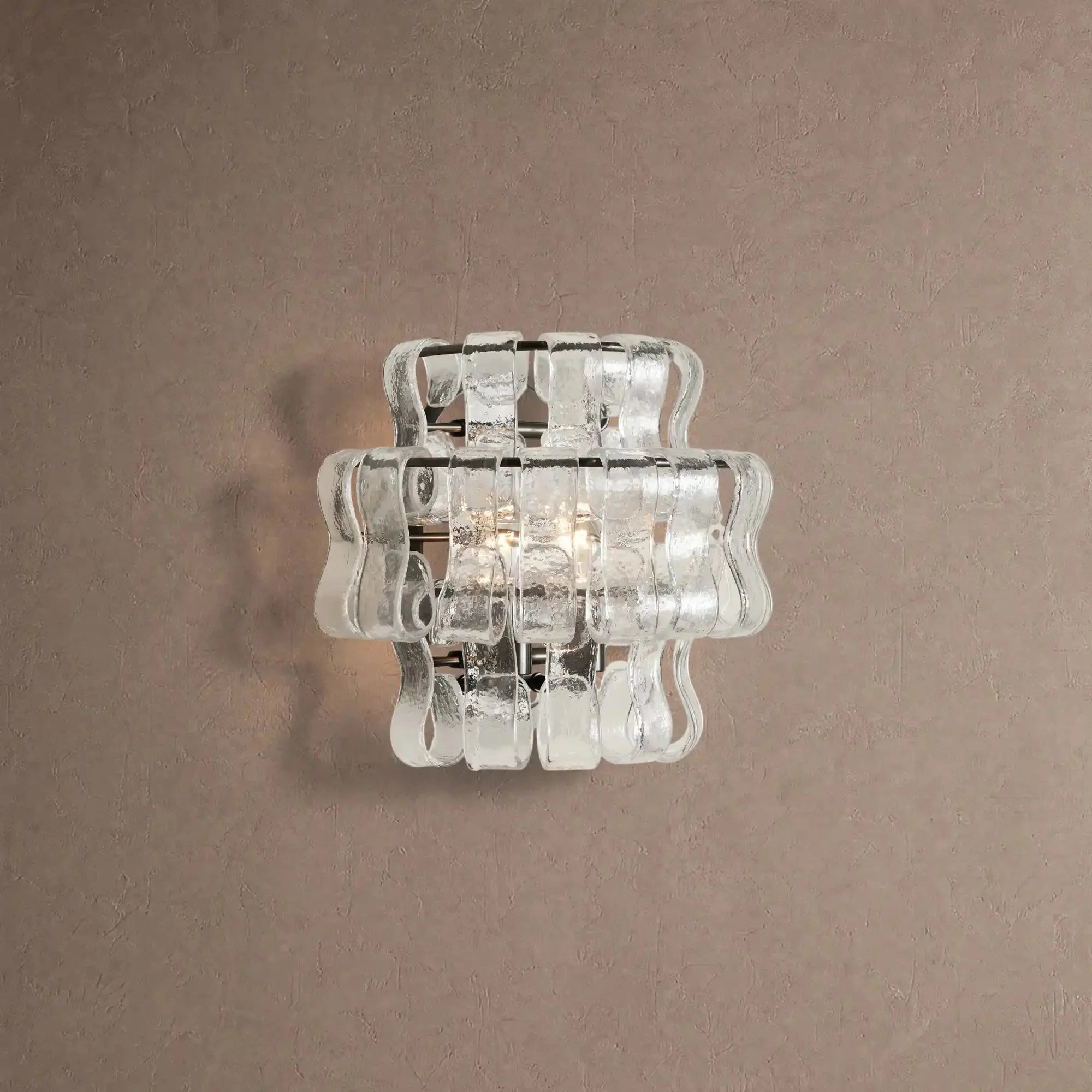 Ghiaccio Glass Wall Sconce