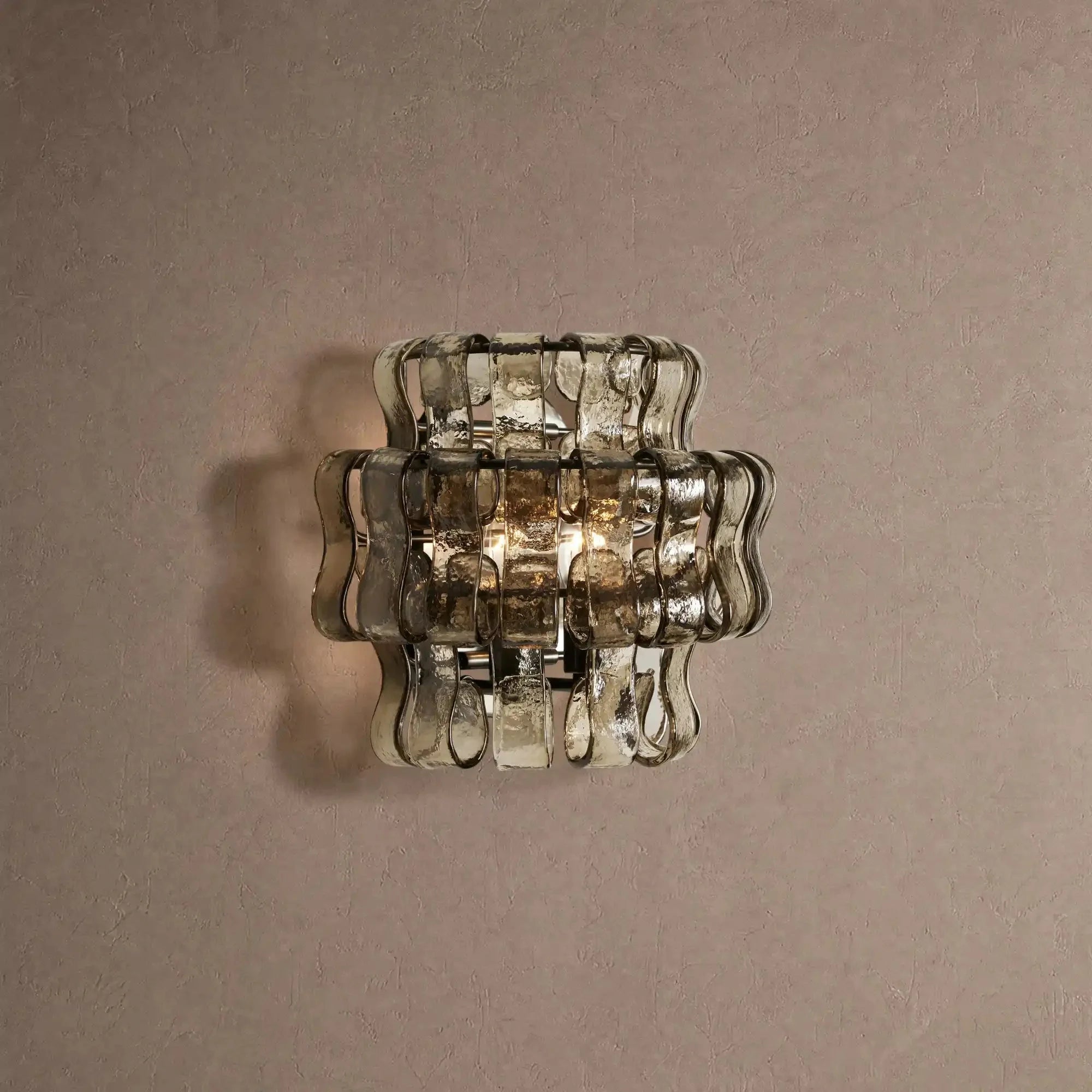 Ghiaccio Glass Wall Sconce
