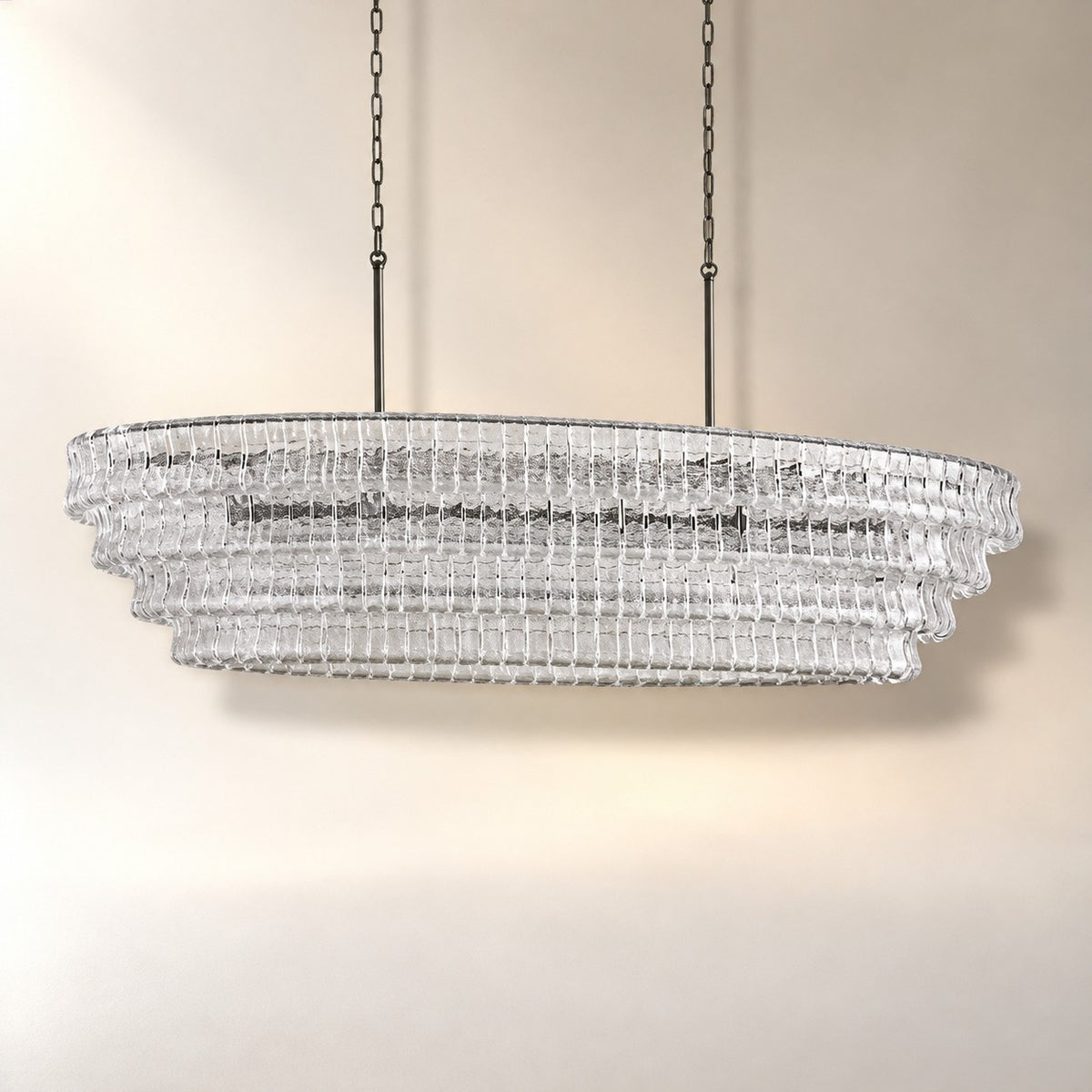 Ghiaccio Oval Chandelier