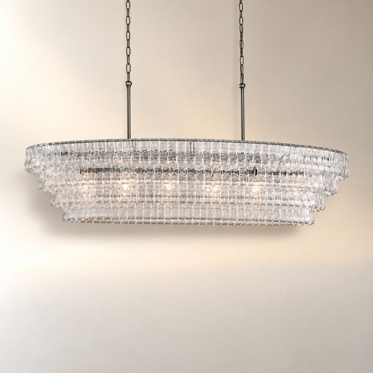 Ghiaccio Oval Chandelier