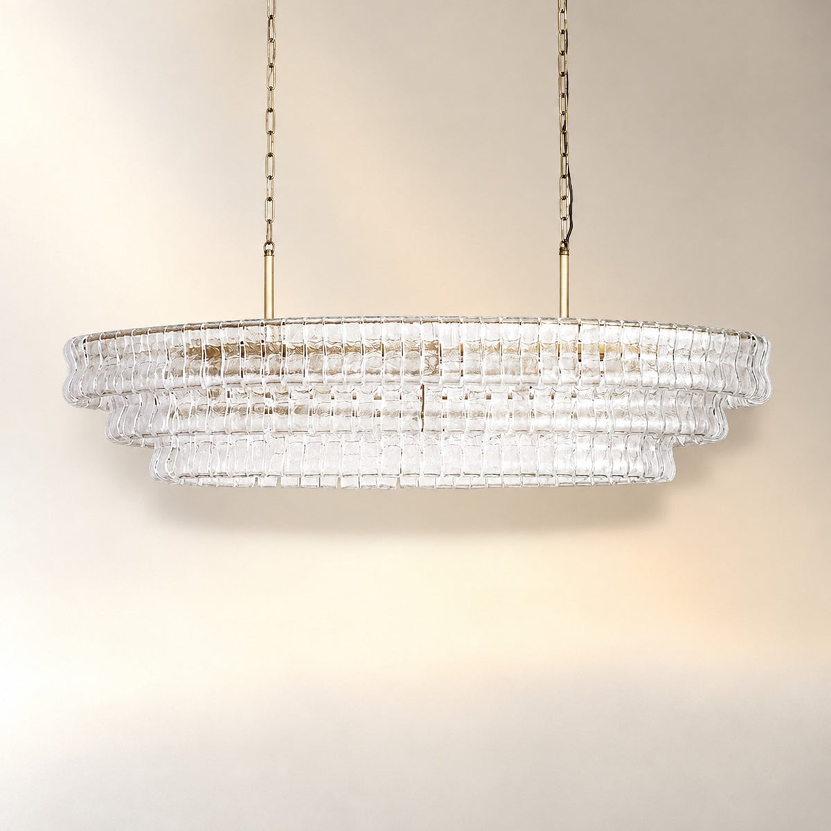 Ghiaccio Oval Chandelier