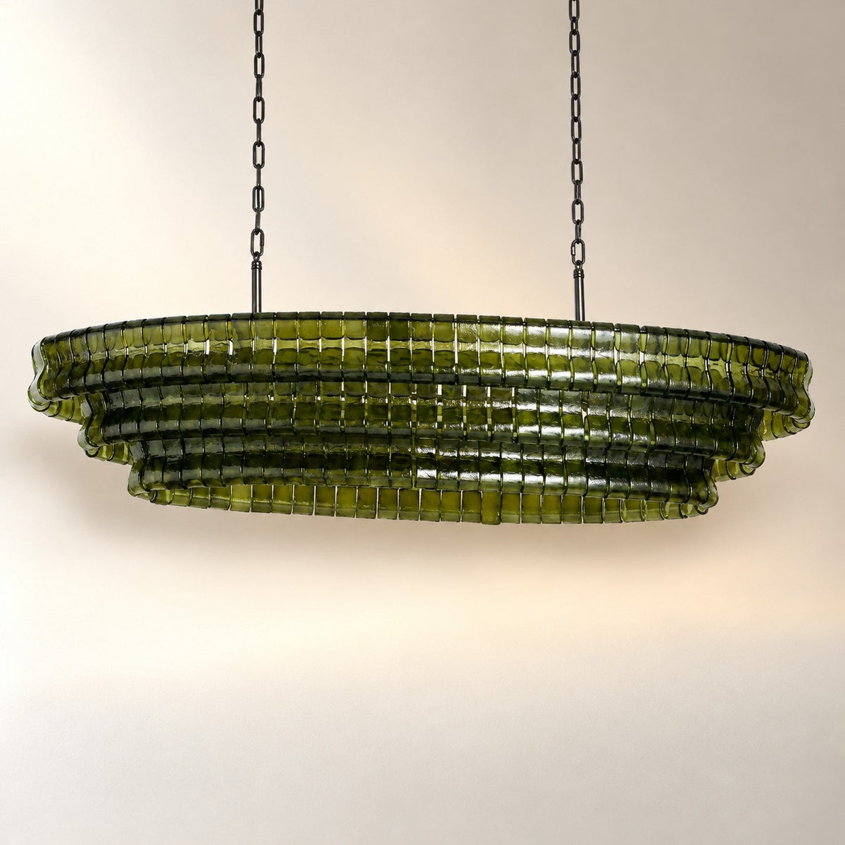 Ghiaccio Oval Chandelier