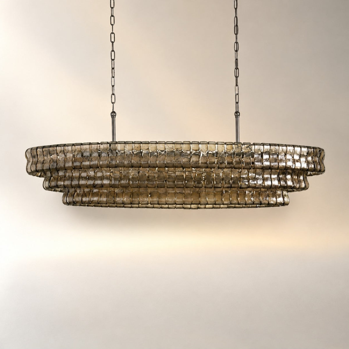 Ghiaccio Oval Chandelier