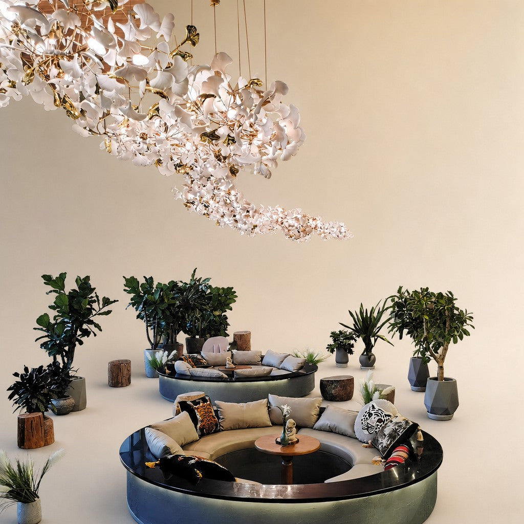Gingko Leaves Chandelier