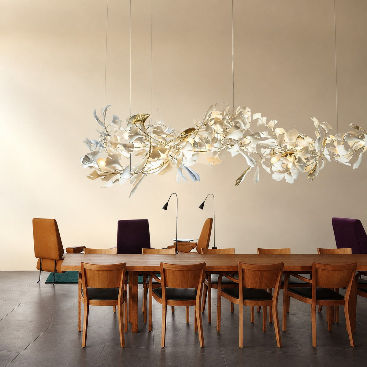 Gingko Leaves Chandelier